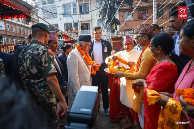 President Paudel to Receive Dashain Tika from Guru Purohit at Shital Niwas