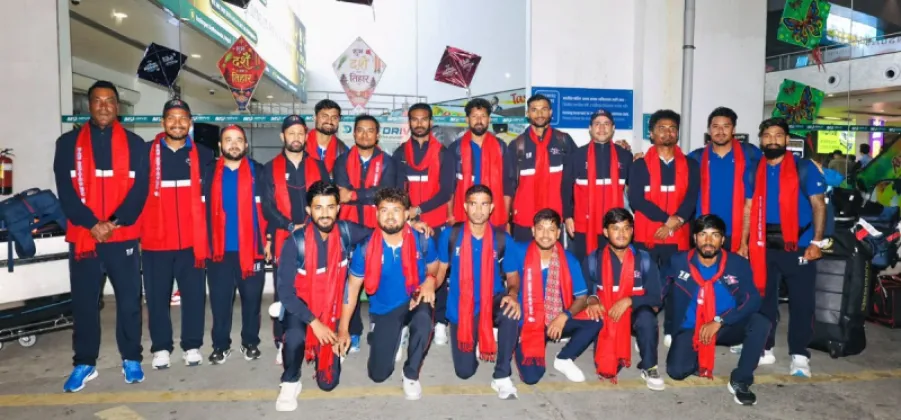 Nepali Cricket Team Returns Home After Oman ODI Series