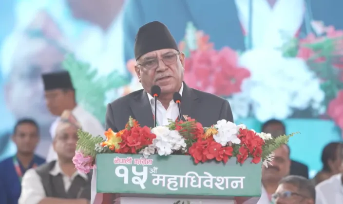 Prachanda Praises Gagan Thapa for Breaking Continuity in Nepali Congress
