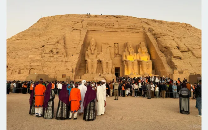 Sunlight Illuminates Ancient Egyptian Temple Twice a Year