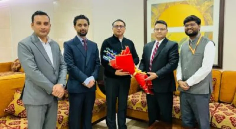 Finance Minister Swarnim Wagle attends NDTV World Summit 2026 in New Delhi
