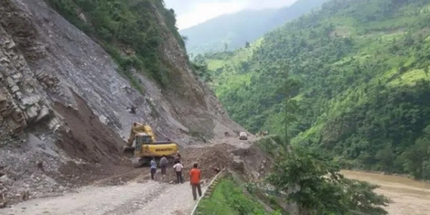 Besisahar-Chame Road Reopens After Six-Day Landslide Blockage