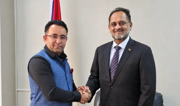 RSP's Ganesh Parajuli Meets Mauritius Labour Minister in Kathmandu