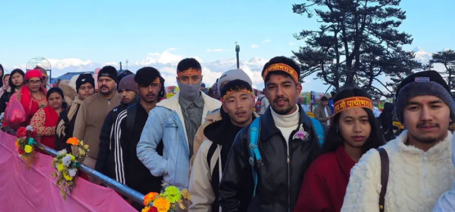 Pathibhara Temple Draws 4,307 Pilgrims in Record Single-Day Turnout