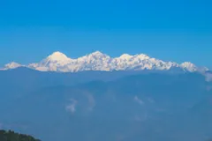 Clear Weather Reveals Himalayan Range Views from Nuwakot's Gurje