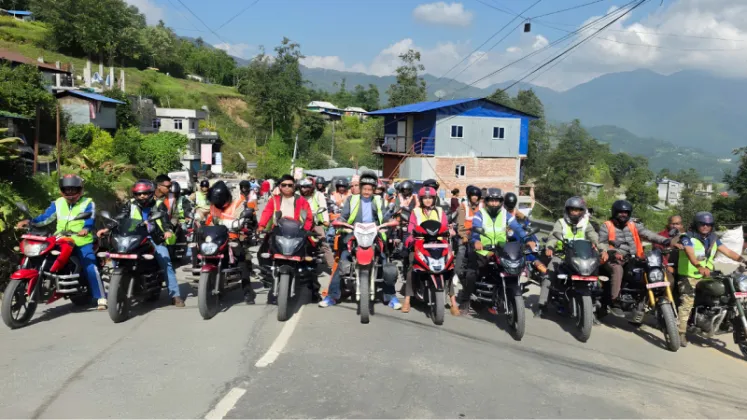 Free Motorcycle Service Helps 642 Daughters Reach Maternal Homes in Khotang This Dashain