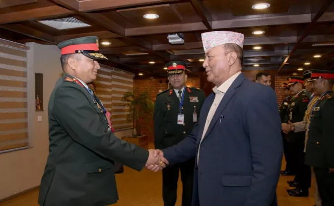 Nepal Army Chief Ashok Raj Sigdel Departs for Official UK Visit