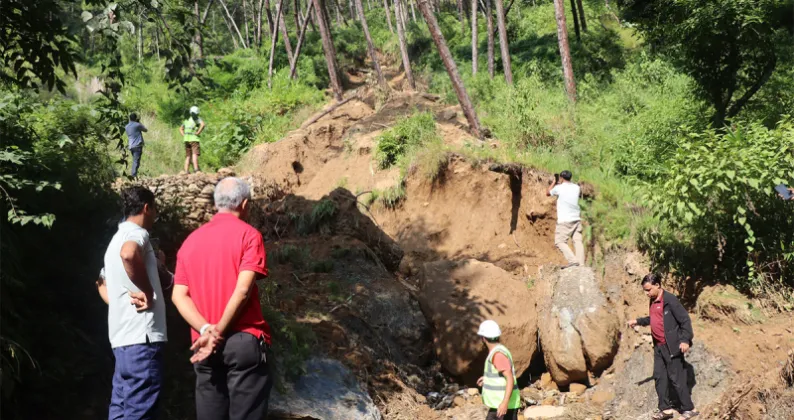 Study of 26 Myagdi Landslides Warns of Risk in Beni Bazaar’s New Road