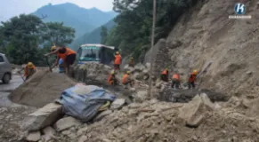 Muglin–Malekhu Road Upgrade Picks Up Pace as Weather Improves