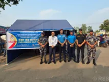 Passenger Help Desk Set Up at Jamunaha Border for Festival Returnees
