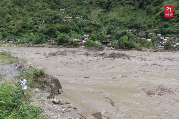 Landslides Hit Kaligandaki Corridor at 46 Locations, Disrupting Transport
