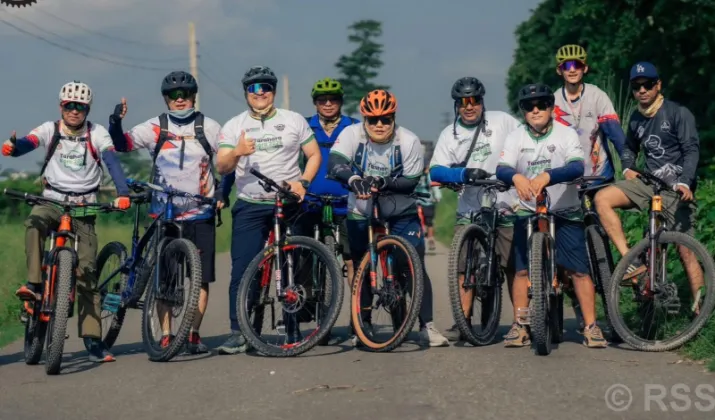Cycling Gains Popularity Among Young People in Dharan