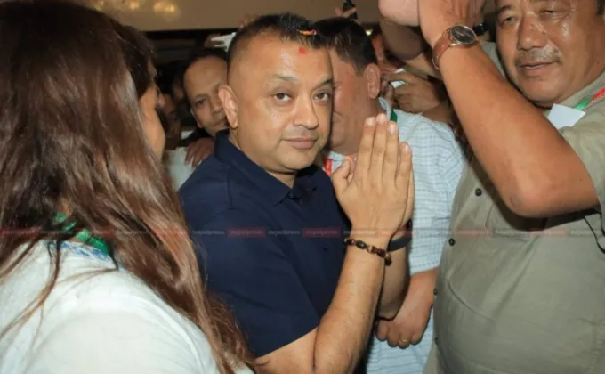 Gagan Thapa Files Candidacy for Nepali Congress President