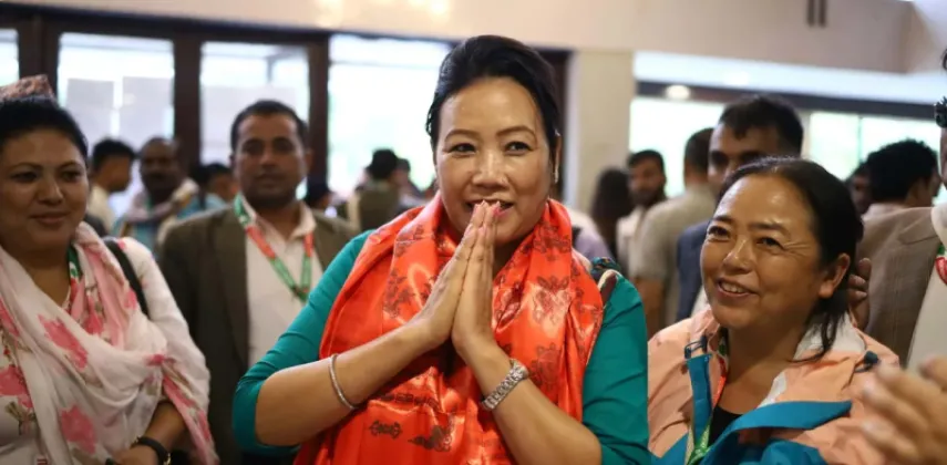 Sita Gurung Files Candidacy for Nepali Congress Vice-President