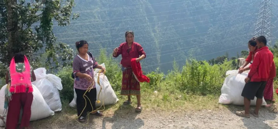 Relief Reaches 60 Flood-Affected Families in Rasuwa
