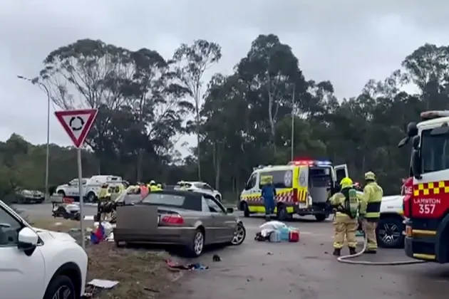 Car Strikes Crowd in Newcastle, Australia, Injuring 10; Driver Arrested