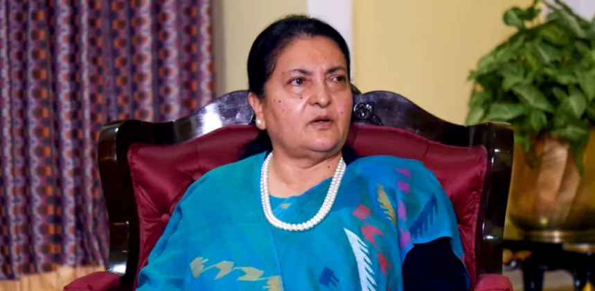 Bidya Devi Bhandari Takes Oath as CPN-UML Senior Leader