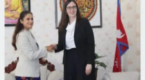 US Chargé d’Affaires Megan Bouldin Meets Minister Sita Badi in Kathmandu