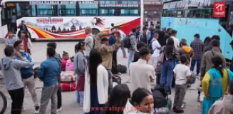 Dashain Travel Rush Grows at Gongabu New Bus Park