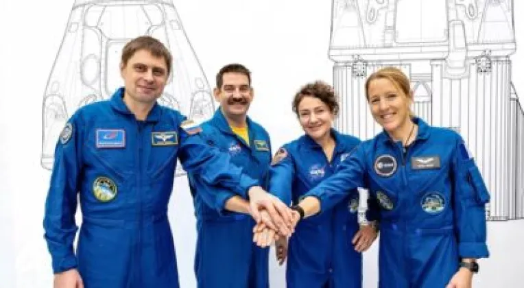 NASA-SpaceX Crew-12 Undocks From ISS, Begins Return to Earth