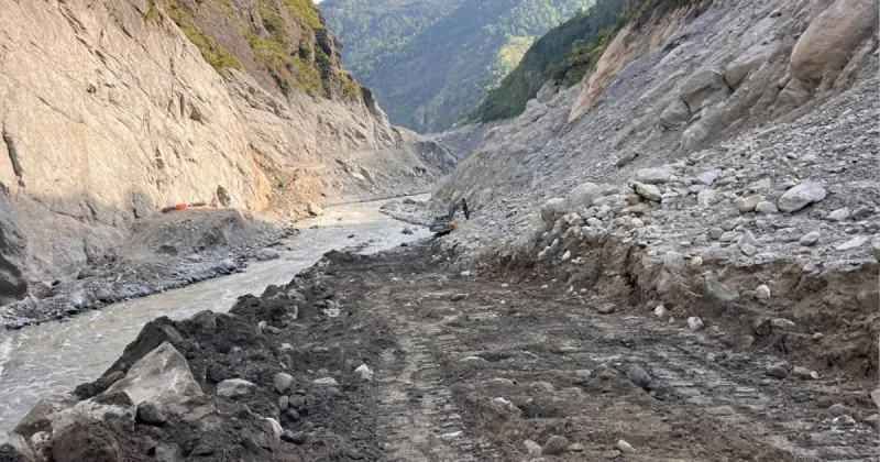 Bailey Bridge Construction Begins at Syaphrubesi to Reconnect Rasuwagadhi Road