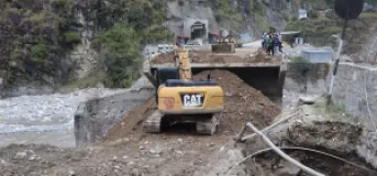 Pokharebagar Bridge Access Road Reconnected After 11 Days