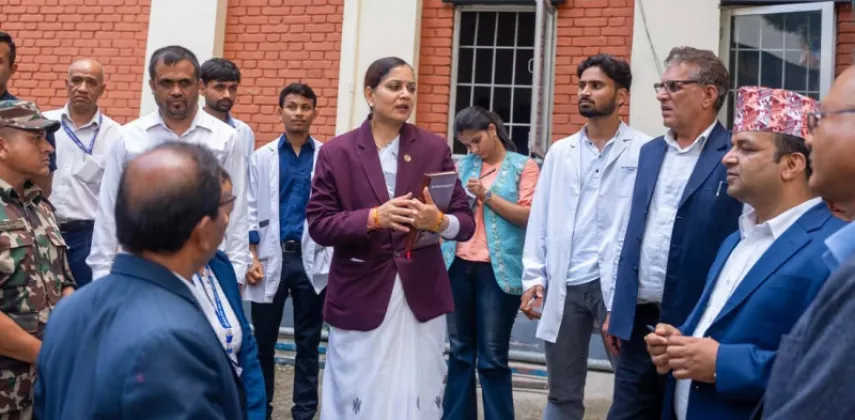 Minister Nisha Mehta Inspects Lamahi Trauma Centre in Dang
